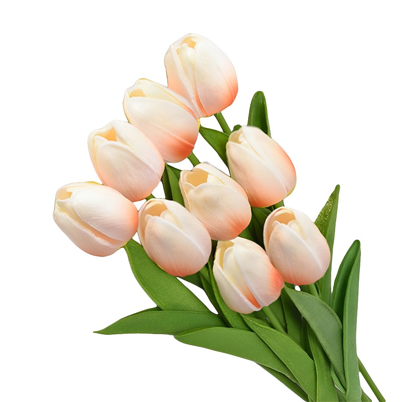 チューリップ 造花 リアル フェイクフラワー インテリア 10本セット