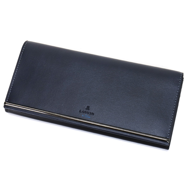 LANVIN en Bleu ランバンオンブルー 長財布 レノア小物 小銭入れあり