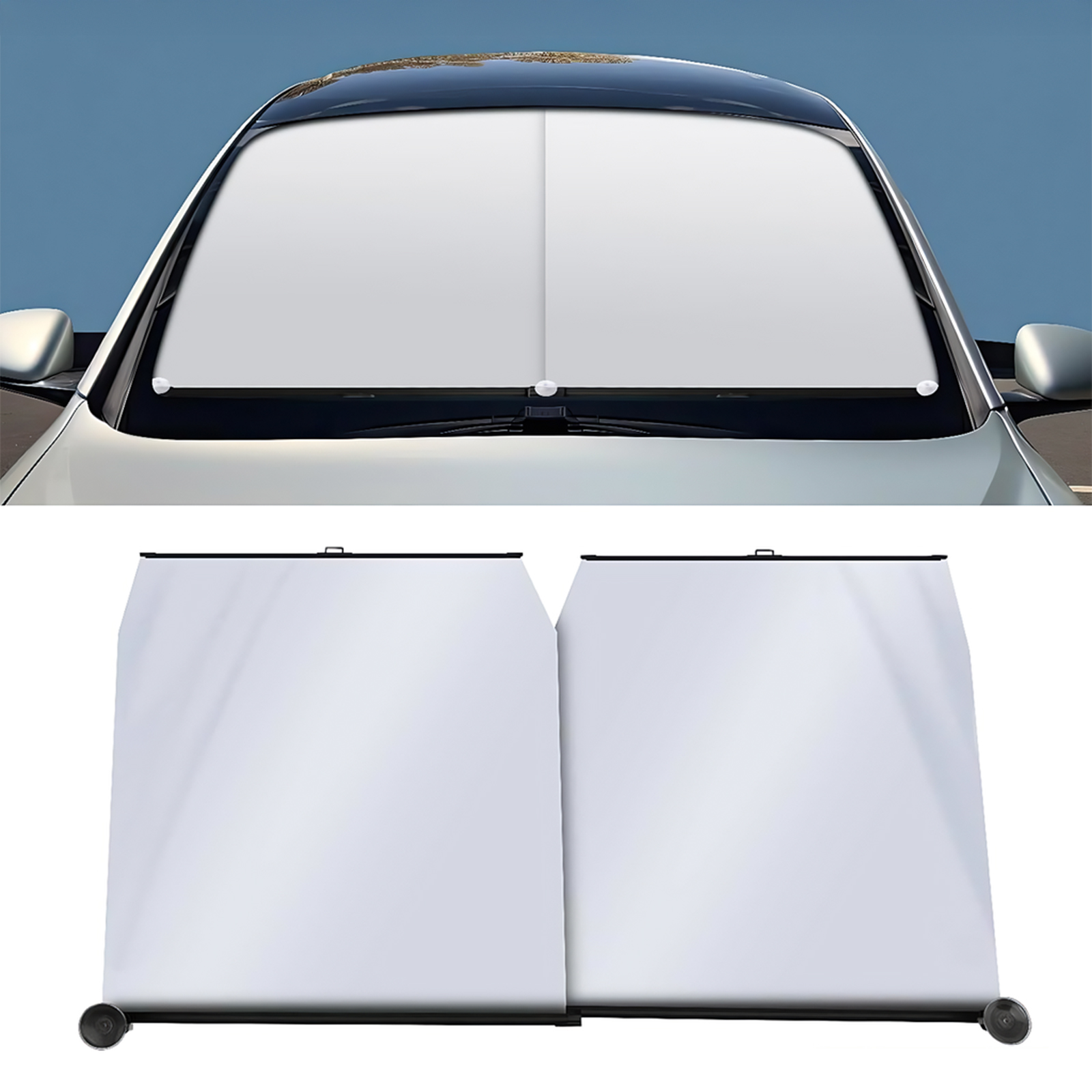 トヨタ ハイラックス GUN125 サンシェード ロール式 車用 フロント