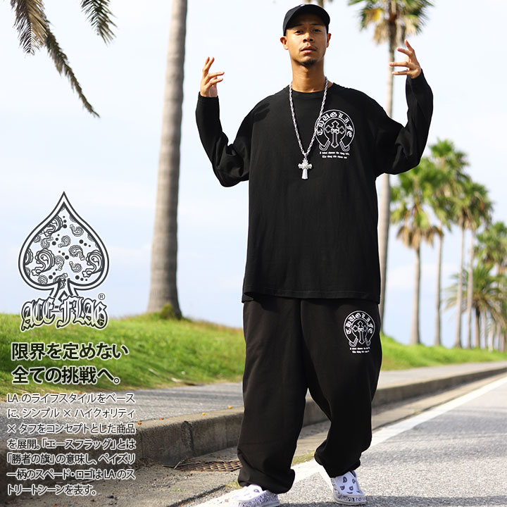 ACEFLAG（エースフラッグ） 上下セット 長袖 ブランド スケボー 大きい