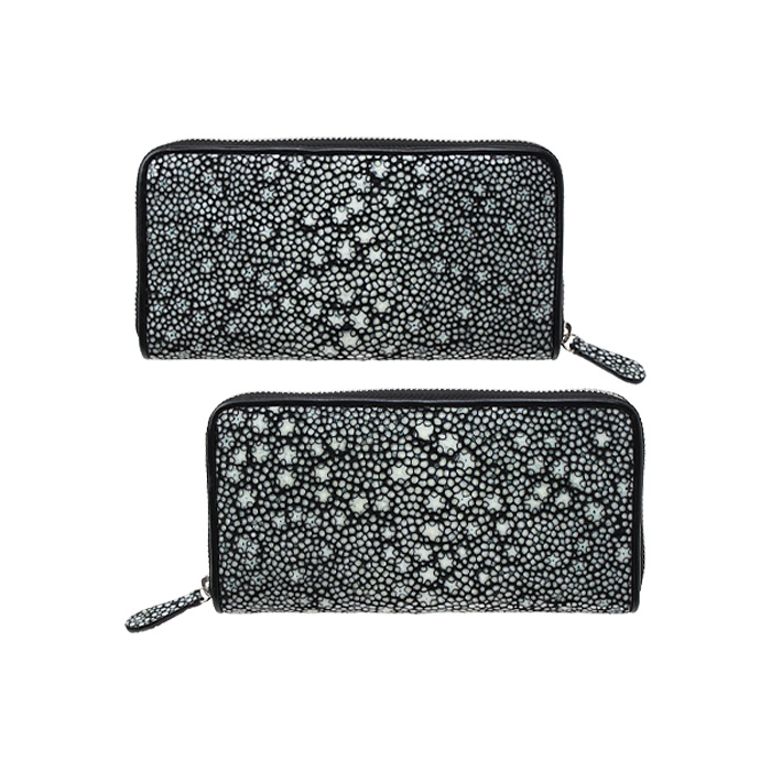 スティングレイ／エイ革 スタースティングレイ ガルーシャ 海の宝石 星