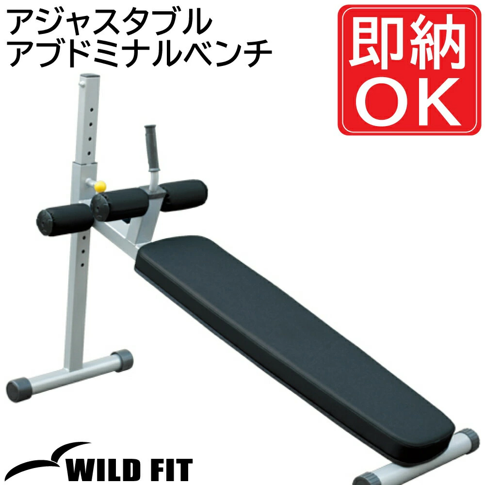 WILD FIT（ワイルドフィット） アジャスタブルアブドミナルベンチ / 筋