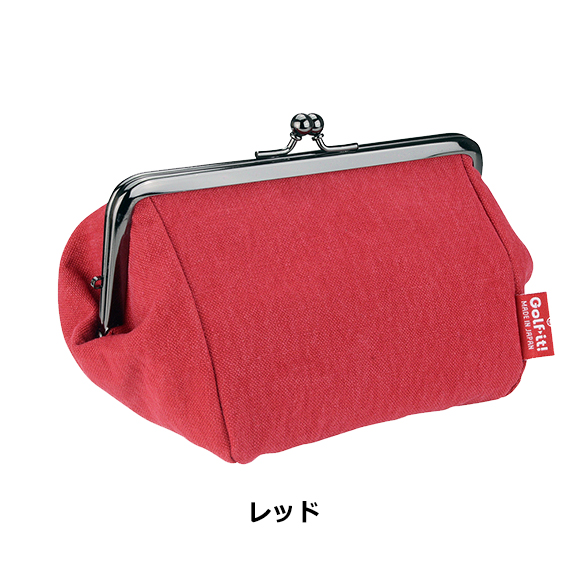 ライト 岡山デニム使用 がま口ポーチ C-78 LITE ゴルフ ラウンド用品