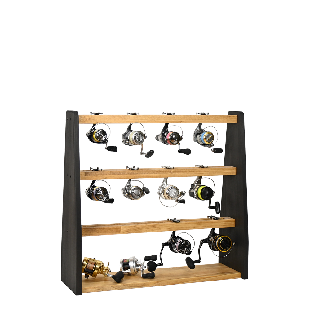 WOODWORKS リールスタンド Bタイプ (サイズ：L) 木製 日本製 【 釣竿