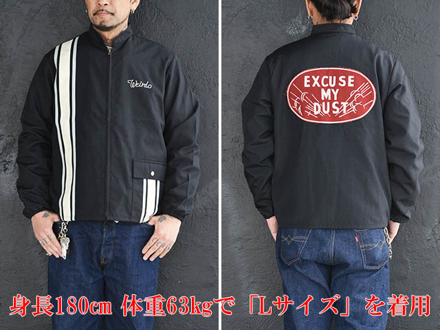 WEIRDO/ウィアード】2024SS「Racing Jacket”EXCUSE MY DUST