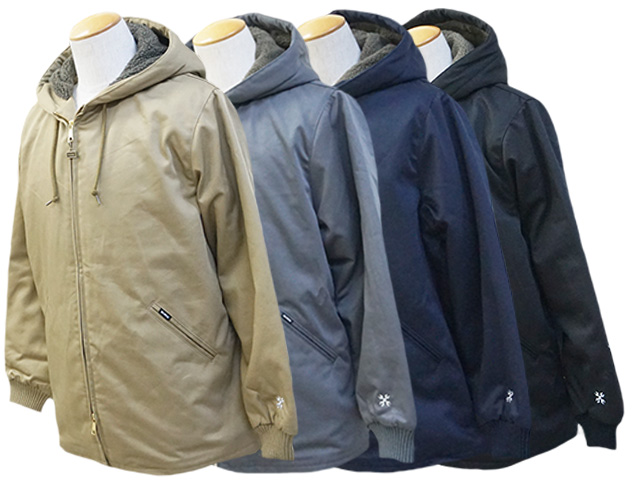 全4色【BLUCO/ブルコ】2024AW「Winter Hooded Work Coat/ウィンター