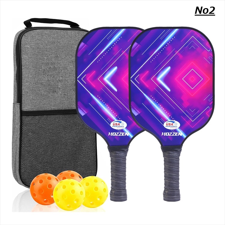 ピックルボール パドル 軽量ピクル ボール ラケット×2個 ボール4個付き