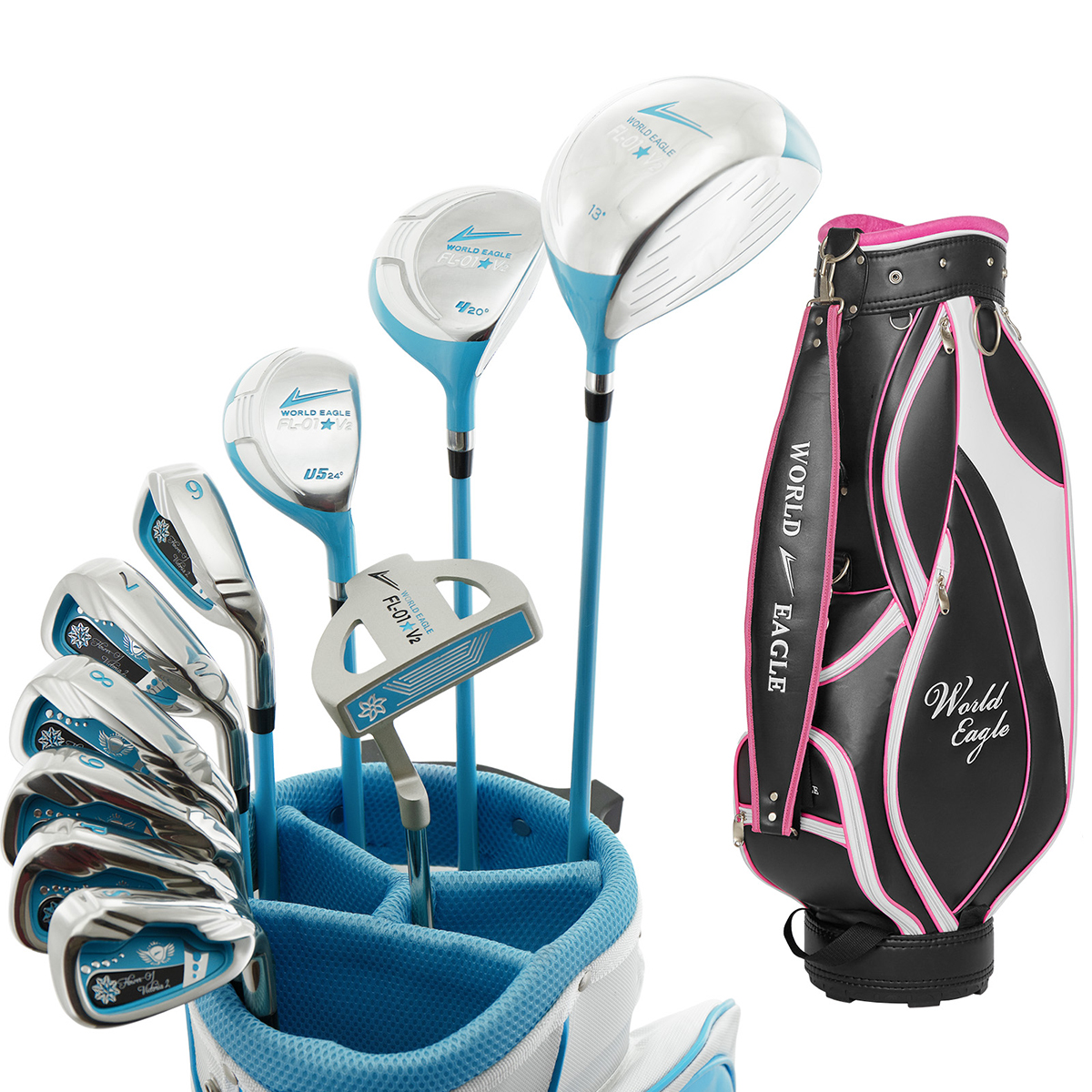 WORLD EAGLE ゴルフクラブセット ワールドイーグル レディース FL-01