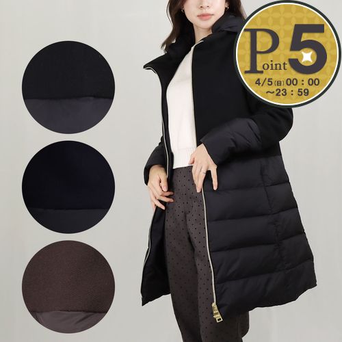 HERNO（ヘルノ） 【並行輸入品】 レディース ダウンコート ウール切替