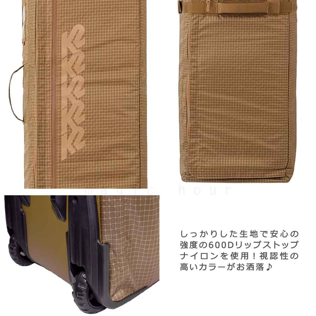 K2 スキー 板 ケース 2組 スノーボードケース ブランド オールインワン
