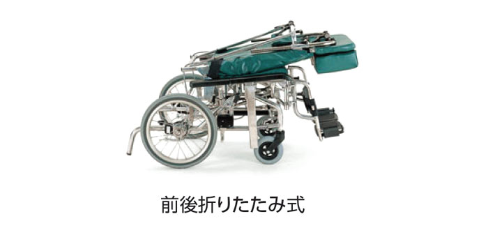 カワムラサイクル 車椅子 介助式 KXL16-42EL ティルト&リクライニング