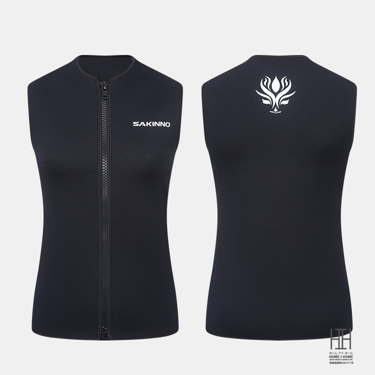 ウェットスーツ ベスト 3mm メンズ レディース ノースリーブ フロント
