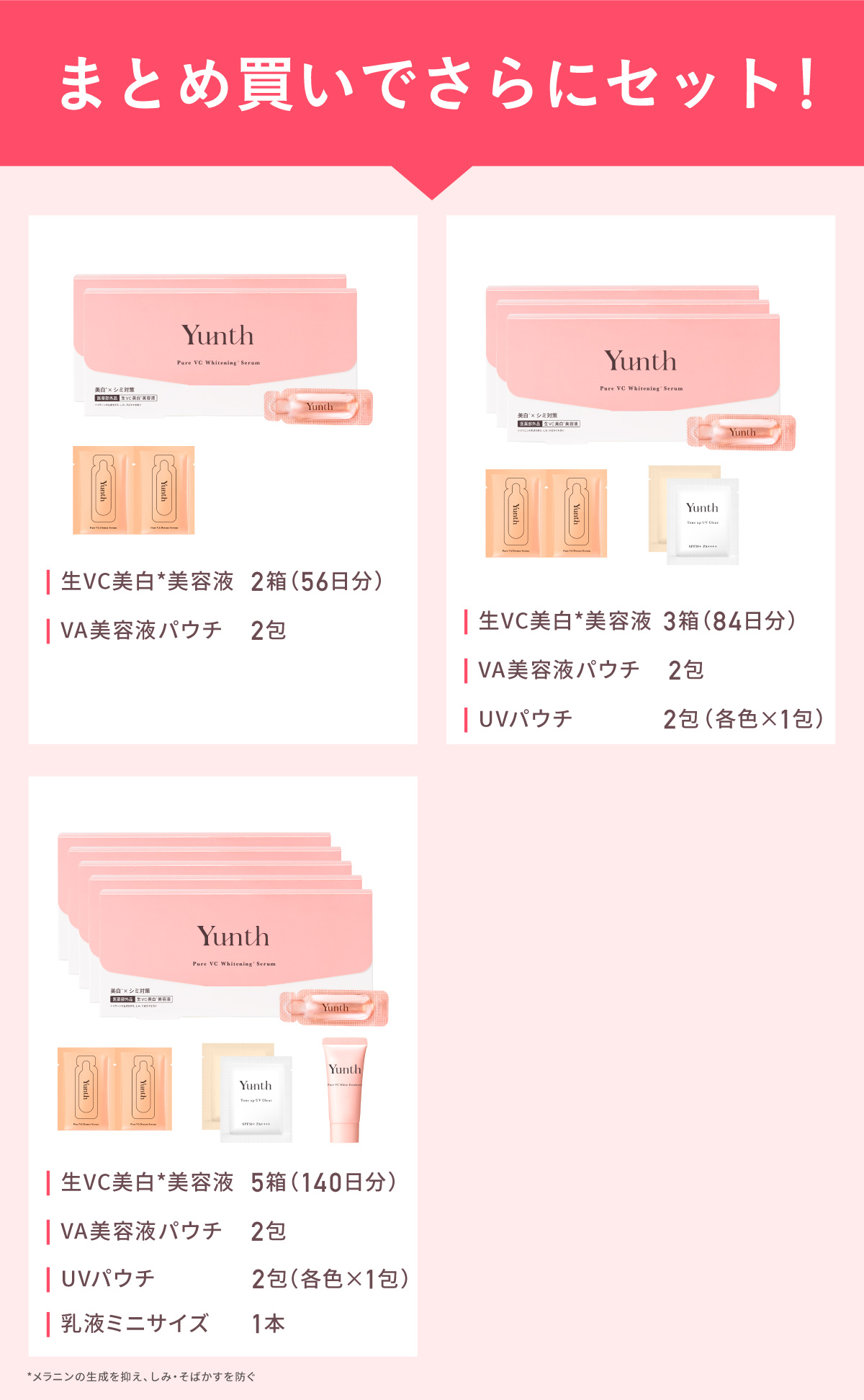 Yunth（ユンス） 美容液 ビタミンC 導入美容液28包入り 純度100%の生