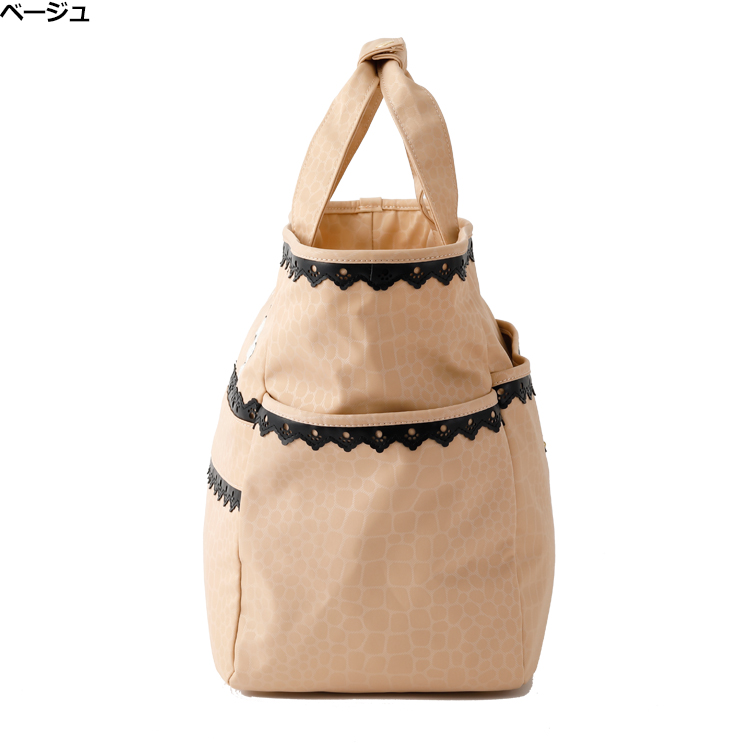 M・U SPORTS MU SPORTS MU スポーツ 肉球柄パンチングレース ボストン