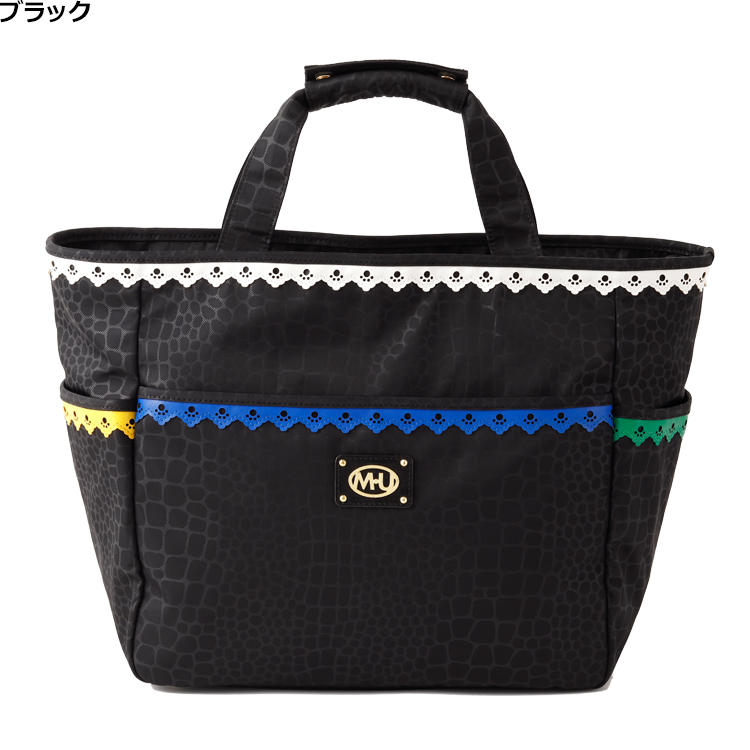 M・U SPORTS MU SPORTS MU スポーツ 肉球柄パンチングレース ボストン