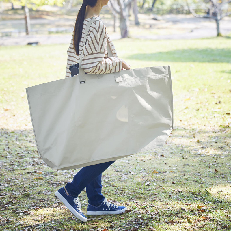 tower 山崎実業 ポリエチレンシート外遊び収納バッグ タワー ワイド