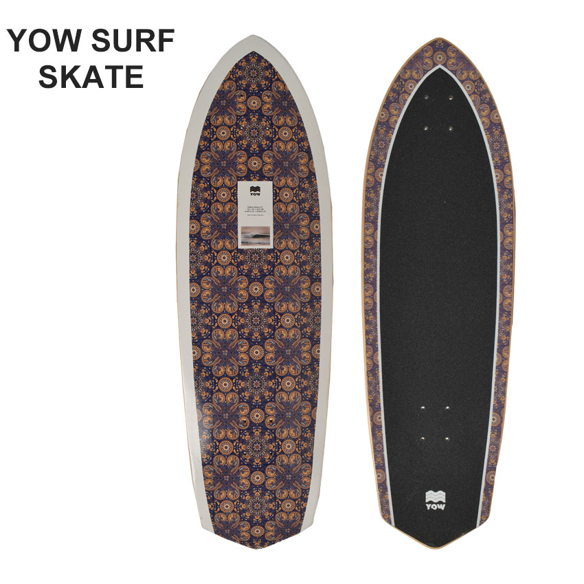 YOW（ヤウ） 送料無料 サーフスケート デッキ メンズ レディース