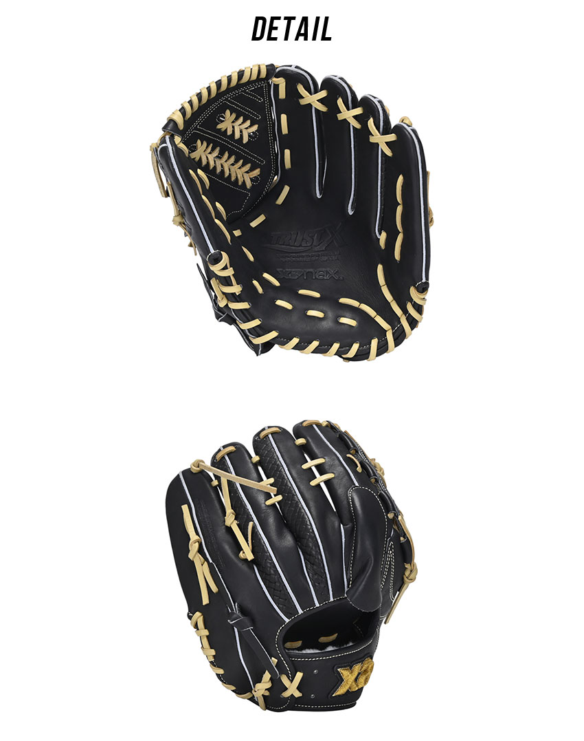 ザナックス 投手用軟式グローブ 大人 一般 Xanax BRG25YT1X ブラック