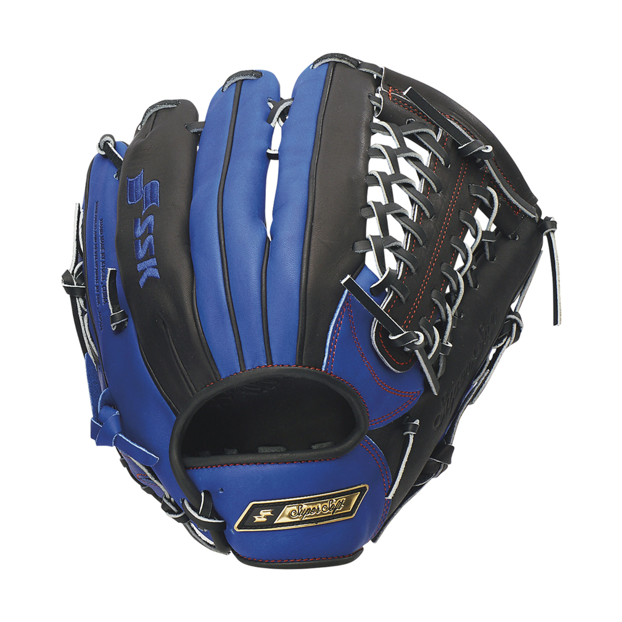 野球グローブ 黒/青 レザー製 野球グローブ 黒/青 レザー製 楽天市場