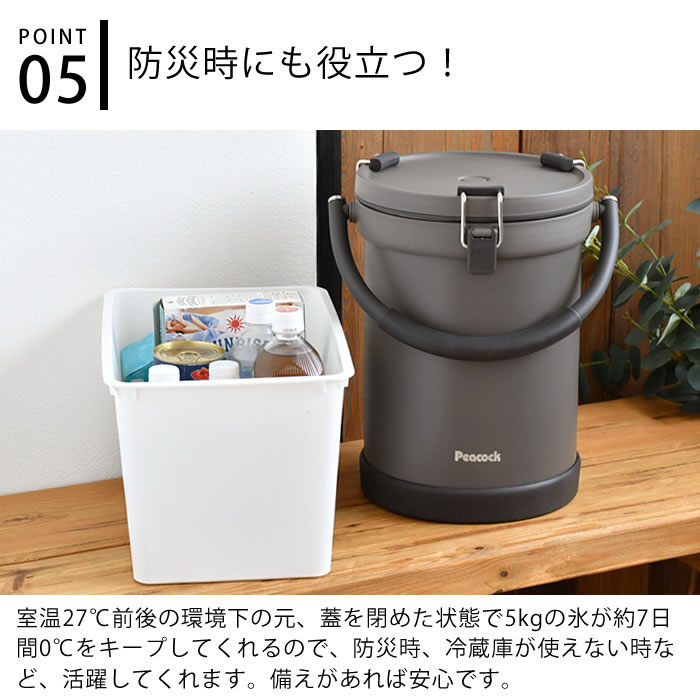 ピーコック魔法瓶工業 クーラーボックス 小型 ピーコック魔法瓶