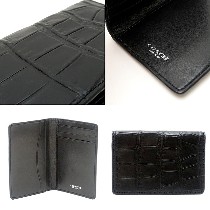 COACH（コーチ） 【並行輸入品】コーチ メンズ カードケース 名刺入れ