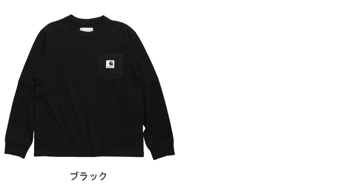 sacai（サカイ） ロンT メンズ コラボ sacai×Carhartt WIP ロゴ