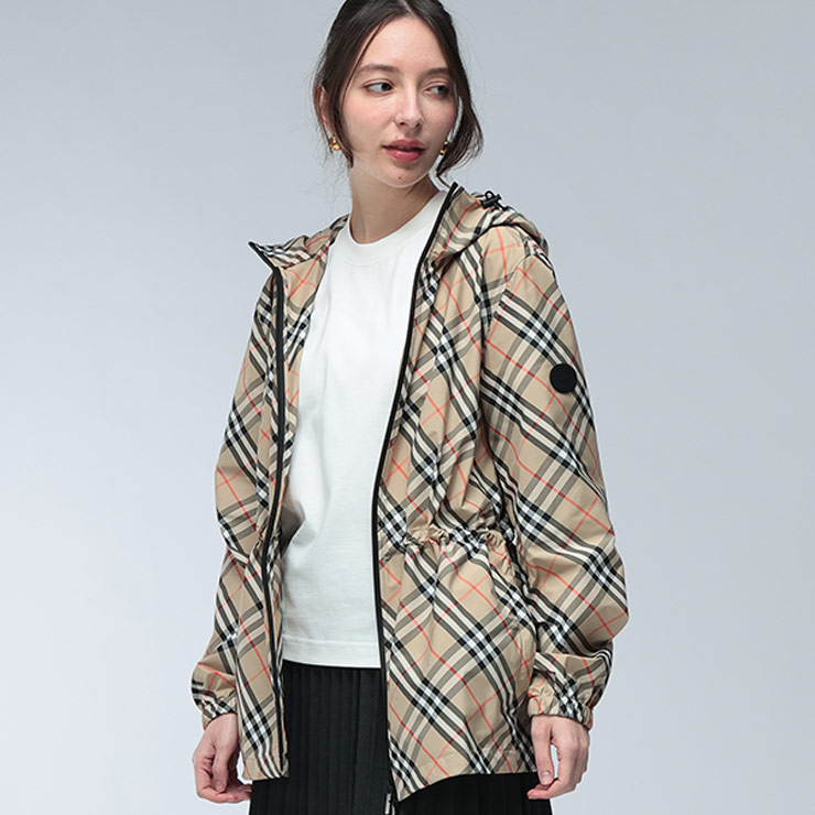 BURBERRY（バーバリー） ブルゾン レディース ロゴ フード クラシカル