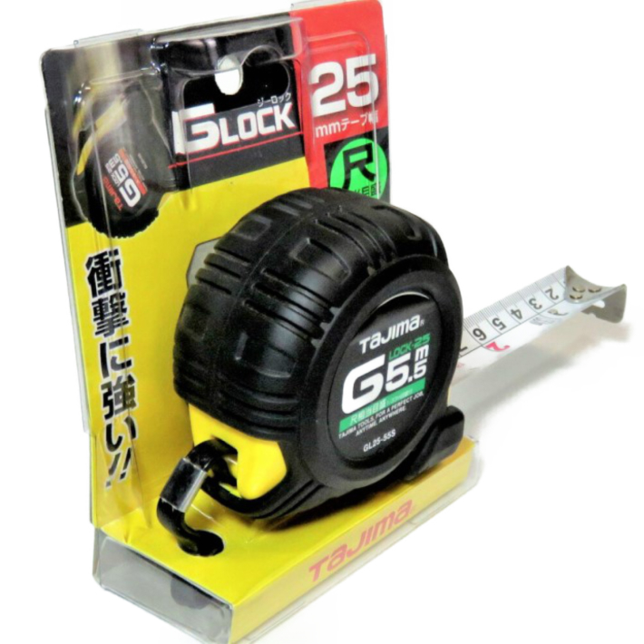 タジマ コンベックス Gロック-25 5.5m 尺相当目盛付 GL25-55SBL