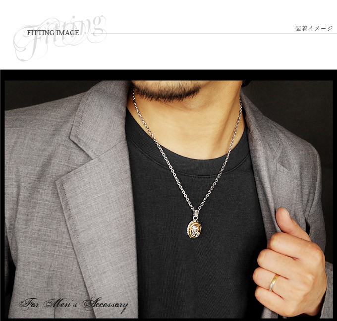 シルバーアクセサリー ネックレス メンズ マリア プレイハンド