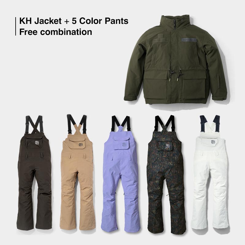 43DEGREES スノーボードウェア レディース 上下セット スキーウェア