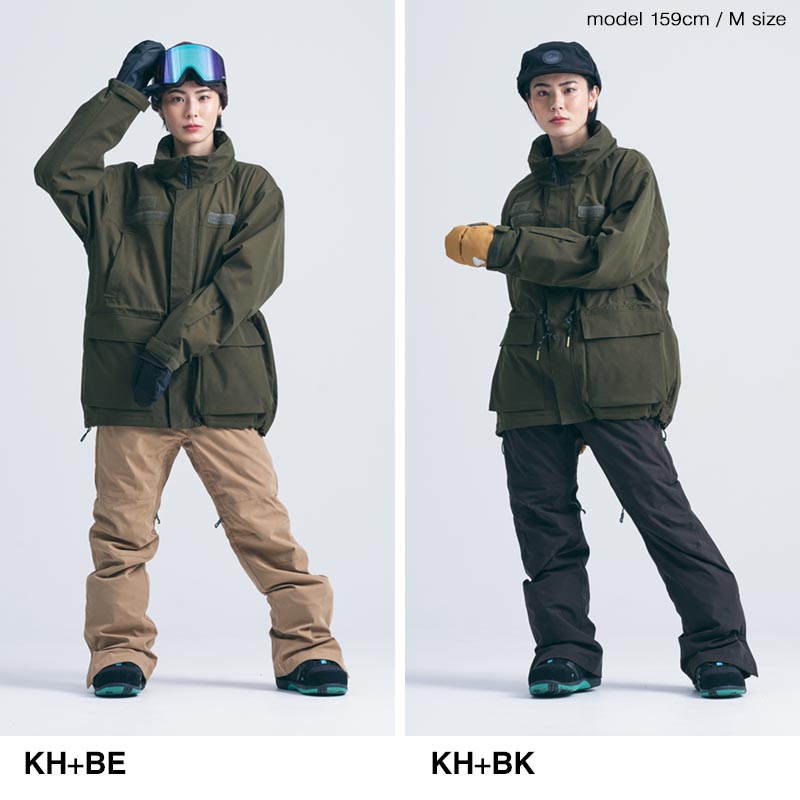 43DEGREES スノーボードウェア レディース 上下セット スキーウェア