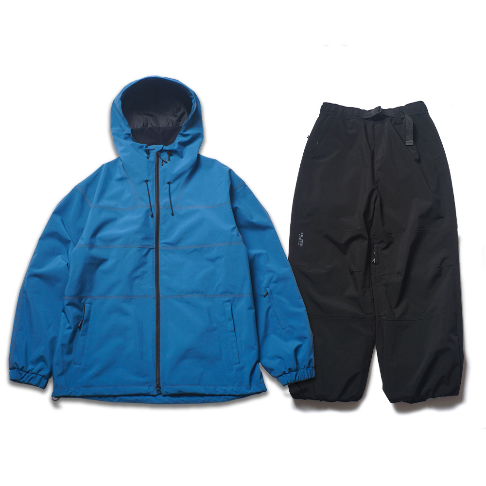 43DEGREES スノーボードウェア スキーウェア 上下セット メンズ