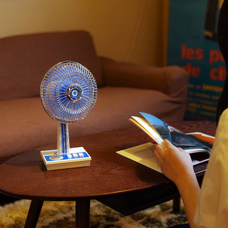 卓上扇風機 レトロファン レトロ扇風機 充電式 コードレス扇風機