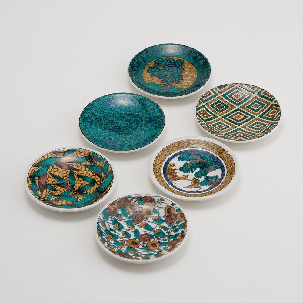 九谷焼名品6選 4寸皿揃え|COREZO STYLeNCE|COREZO(コレゾ) これぞ北陸