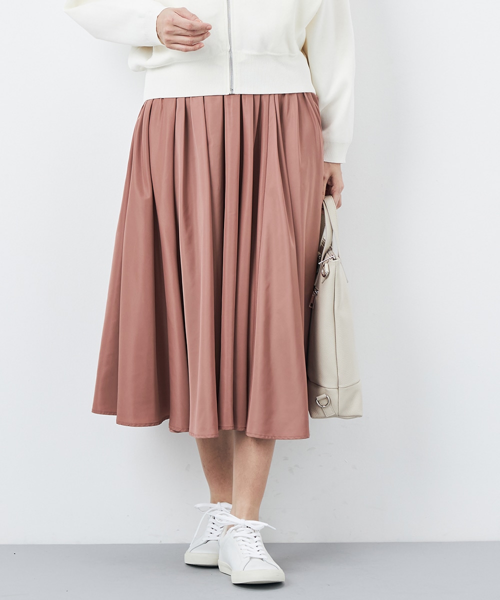 ギャザーフレアスカート
