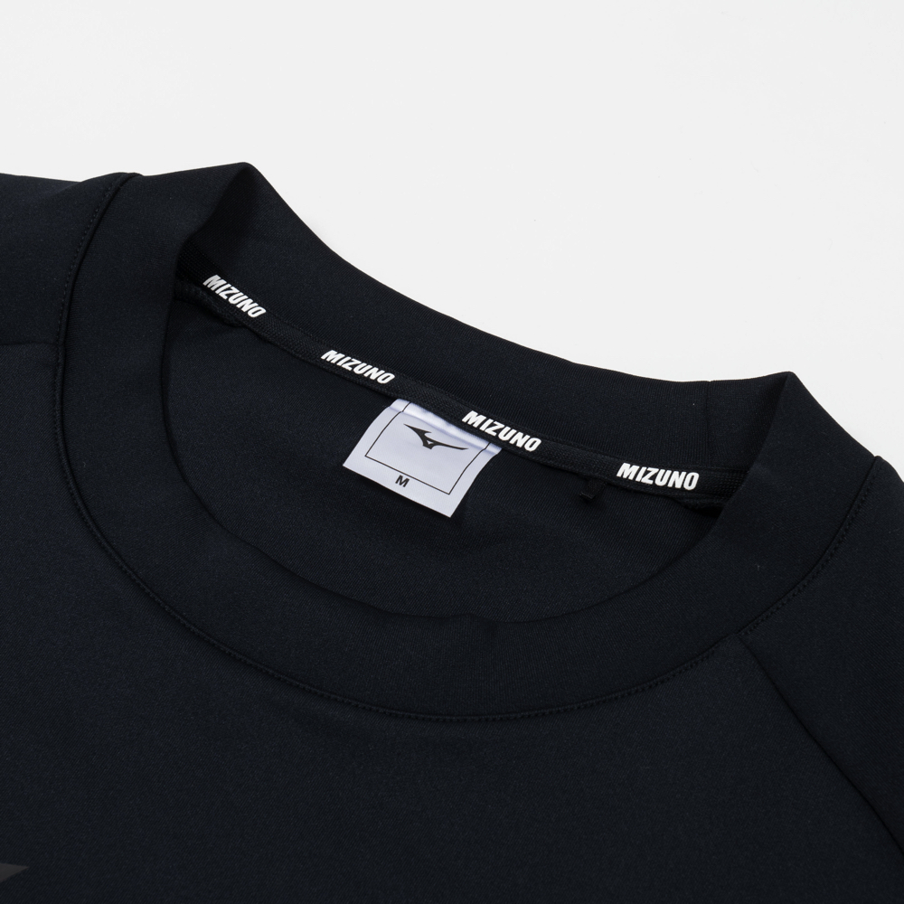 fratto / MIZUNO frattoロゴ入り トレーナー ブラック