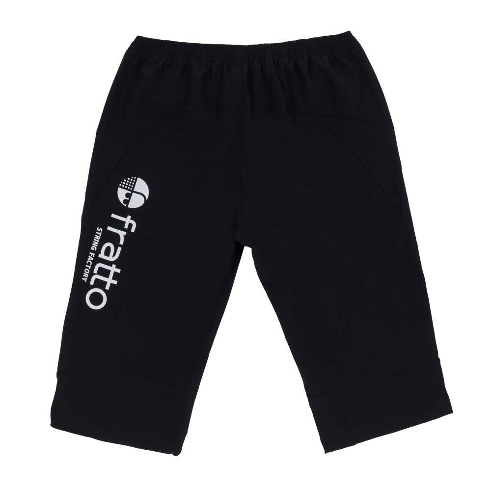 fratto / YONEX frattoロゴ入り 七分丈パンツ ブラック 60140