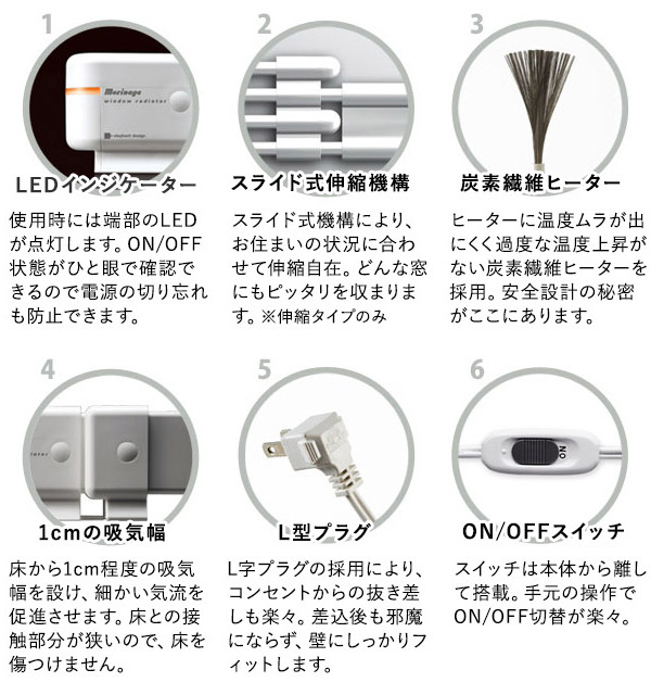 窓際ヒーター ウインドーラジエーター ワイド 150cmタイプ 省エネ 窓