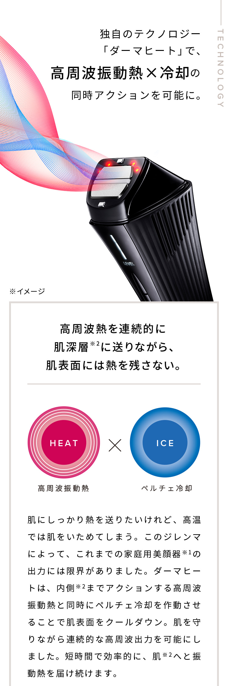 ReFa（リファ） ＼ReFa美顔器／ リファ ダーマヒート 家庭用 温 冷