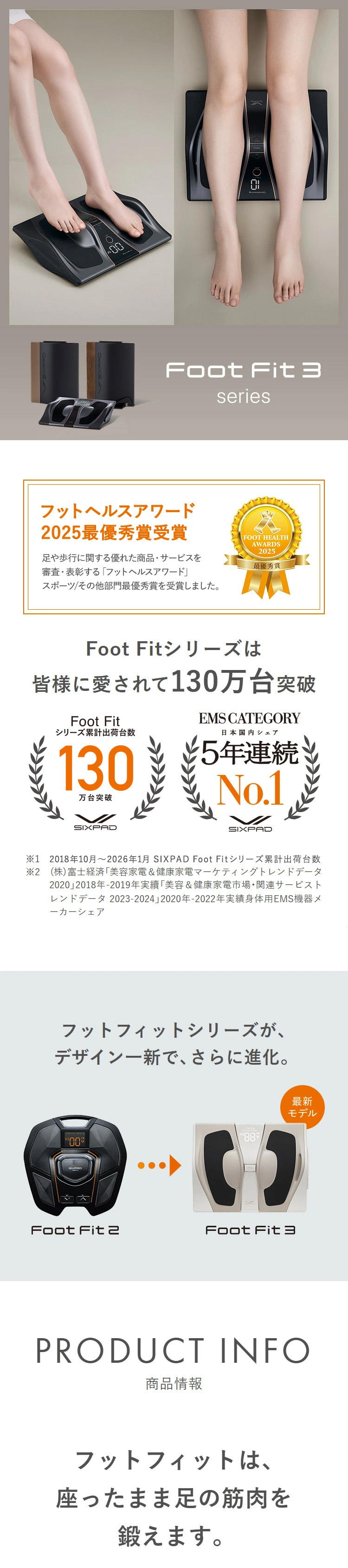 SIXPAD（シックスパッド） ○SIXPAD 公式ストア○ フットフィット3