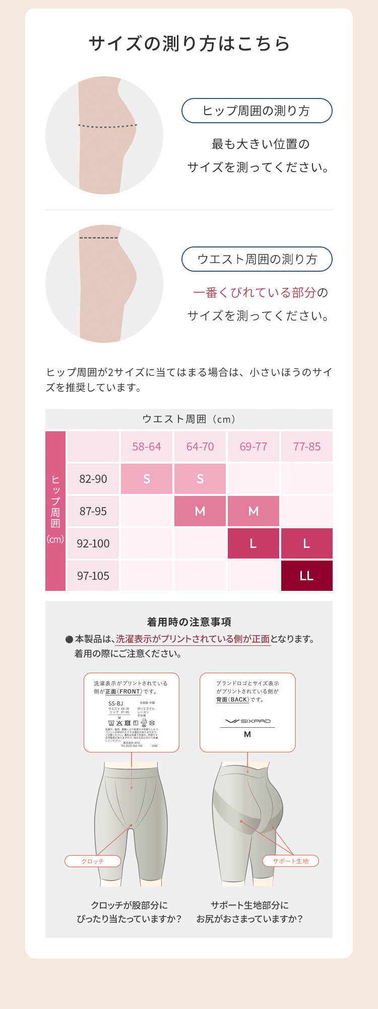 SIXPAD（シックスパッド） ○SIXPAD公式ストア○ 骨盤底筋ケアガードル