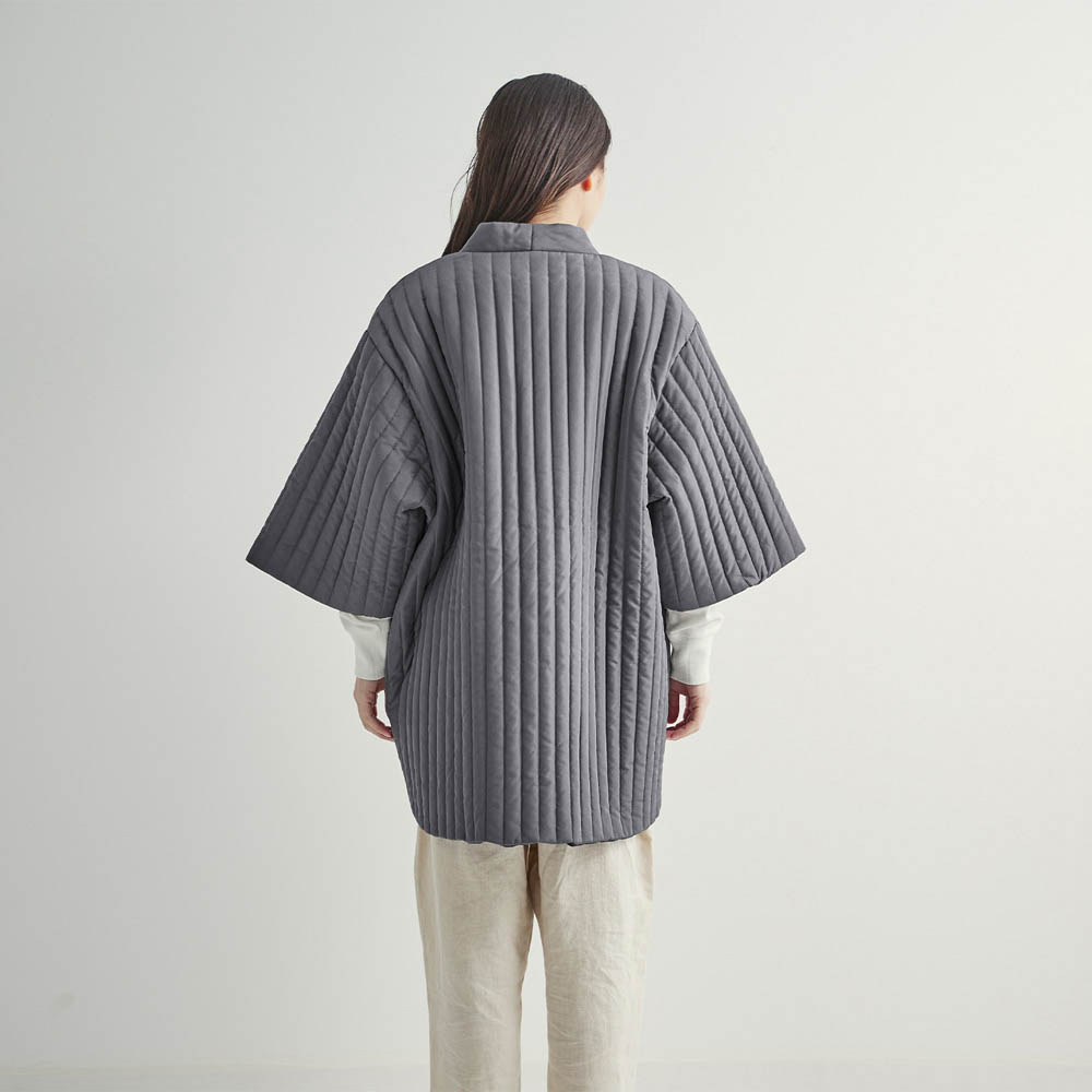 ベルメゾン 家事がしやすい半纏 リネンナチュラル:ベルメゾン JRE MALL