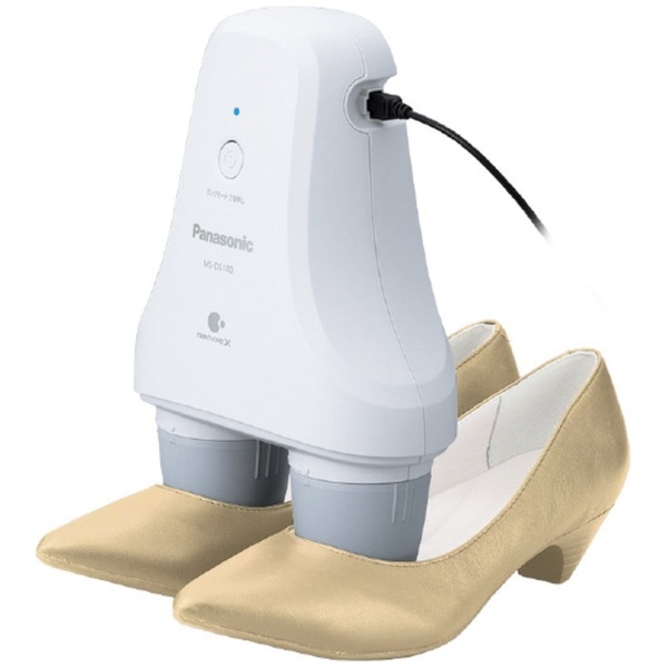 電気脱臭機(ナノイーX搭載) くつ脱臭機 ライトグレー MS-DS100-H