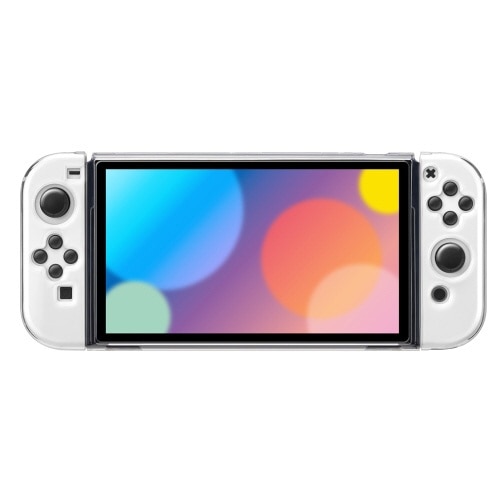 任天堂SWITCH（有機ELモデル） 抗菌TPUソフトケース クリア クリア NX