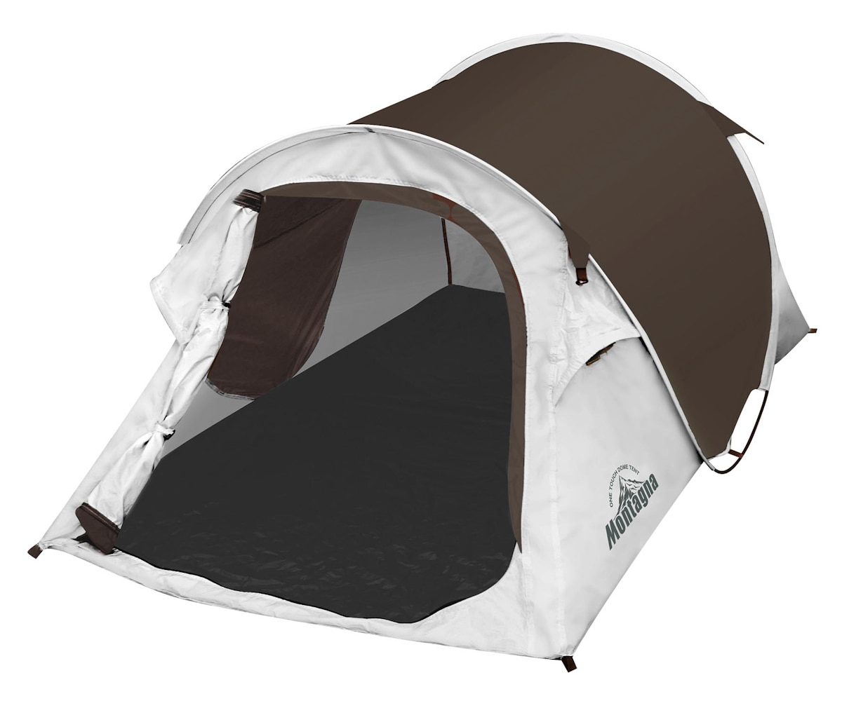 ワンタッチテント ドーム型 1～2人用（ モンターナ MONTAGNA メッシュ