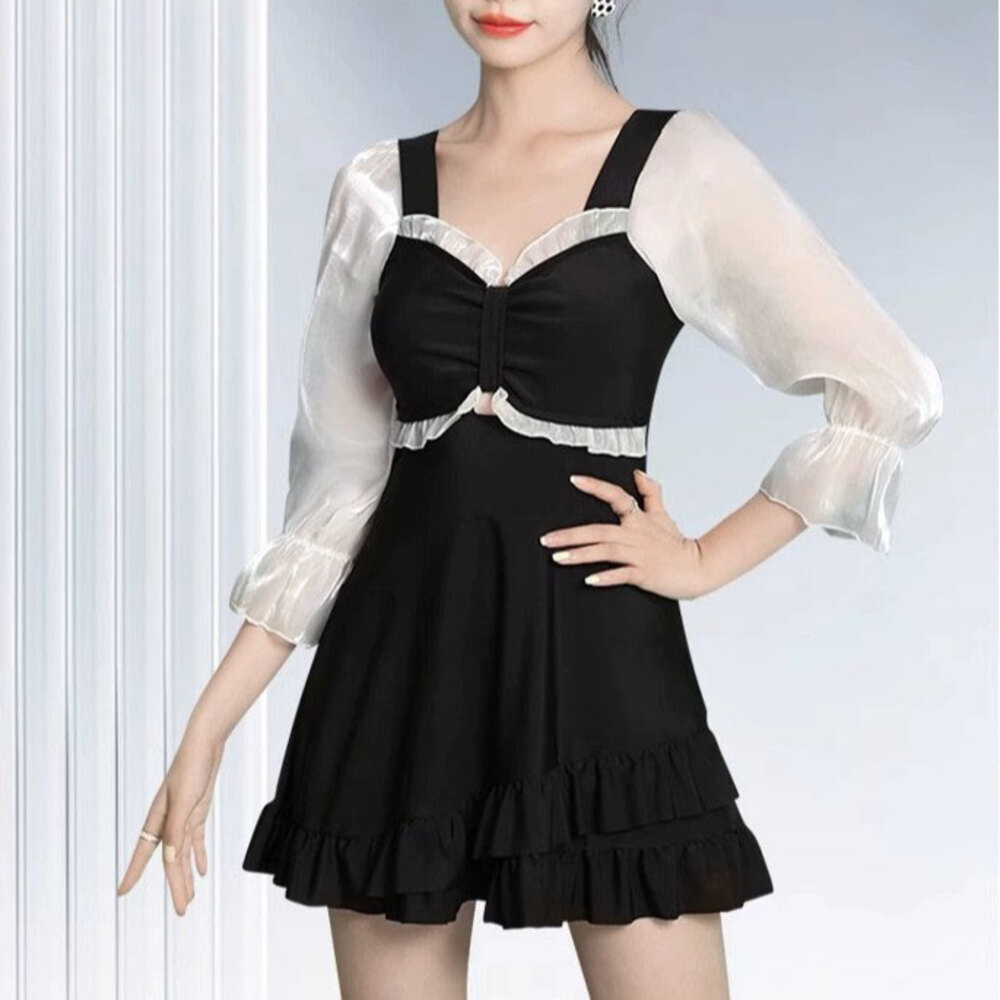 水着 ワンピース レディース フリル 通販 スイムウェア ワンピース水着