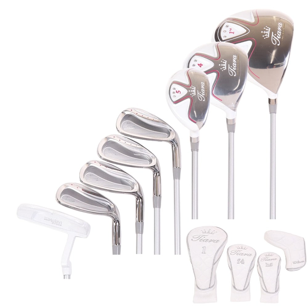 ウイルソンゴルフ 【レディース】 ゴルフクラブセット TIARA MODA 8本