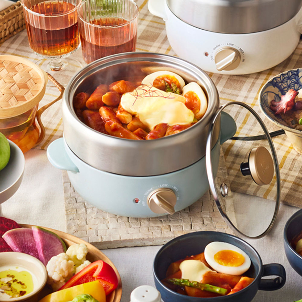 BRUNO ブルーノ コンパクトマルチグリルポット BOE115ホワイト