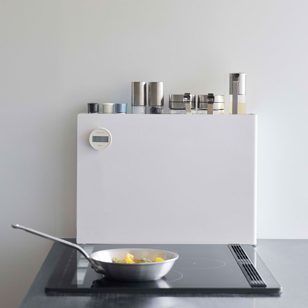 山崎実業 隠せる調味料ラック タワー （ホワイト）