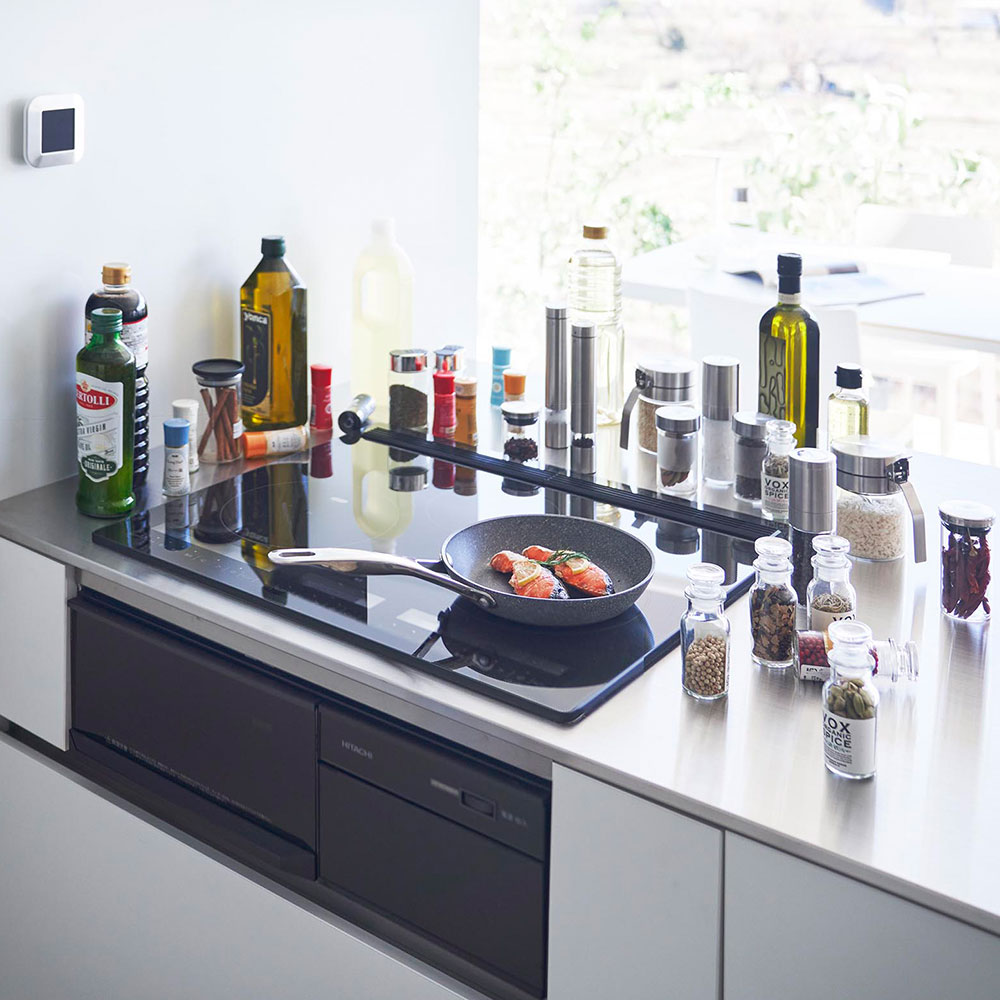 山崎実業 隠せる調味料ラック タワー 2段 （ホワイト）